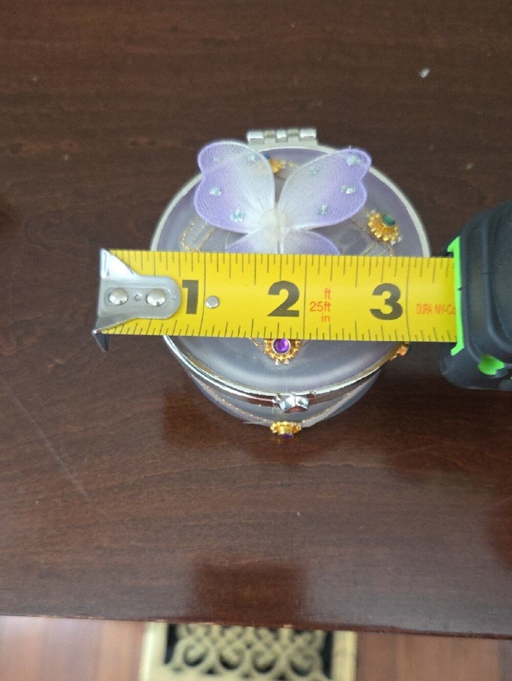 Delicate Purple Butterfly Trinket Box - Picture 10 of 11
